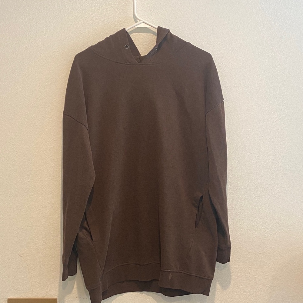 Zenana Outfitters Brown Hoodie Jacket